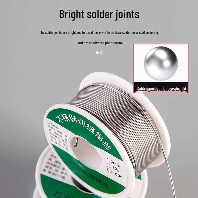 High-Purity Stainless Steel Solder Wire for Household Use - Strong, Lightweight, and Ideal for Precision Welding