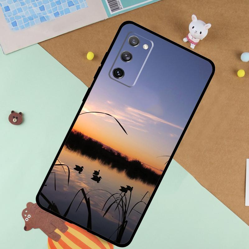 

Duck Hunting Soft Case For Samsung Galaxy S24 Ultra S9 S10 S20 S22 S21 Plus S23 FE S25 Ultra Funda Cover Galaxy S22Ultra