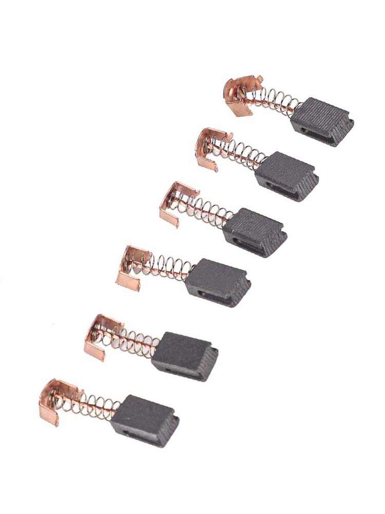 Uhlíky pro úhlovou brusku Black Decker G720, 6 ks Náhradní díly, 5x8x12mm, Zlepšují funkci motoru, Dlouhodobá hodnota