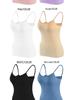 Women's Japanese & Korean Modal Camisole Tank with Built-in Bra for Yoga, Sports, Dance