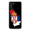 Serbien Flagge Abzeichen Handyhülle Für Samsung Galaxy S25 Edge S24 S23 S22 S21 Ultra S20 FE 5G S10 S10E S9 Plus Weiche TPU Hülle