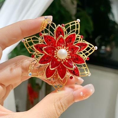 Senior-Broschen, Blumen-Blatt-Brosche, Anstecknadeln für Damen, Anzug-Anhänger, modische Broschen, Schmuck