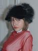 Poejidam Shaggy Earflap Cap In Velvety Black