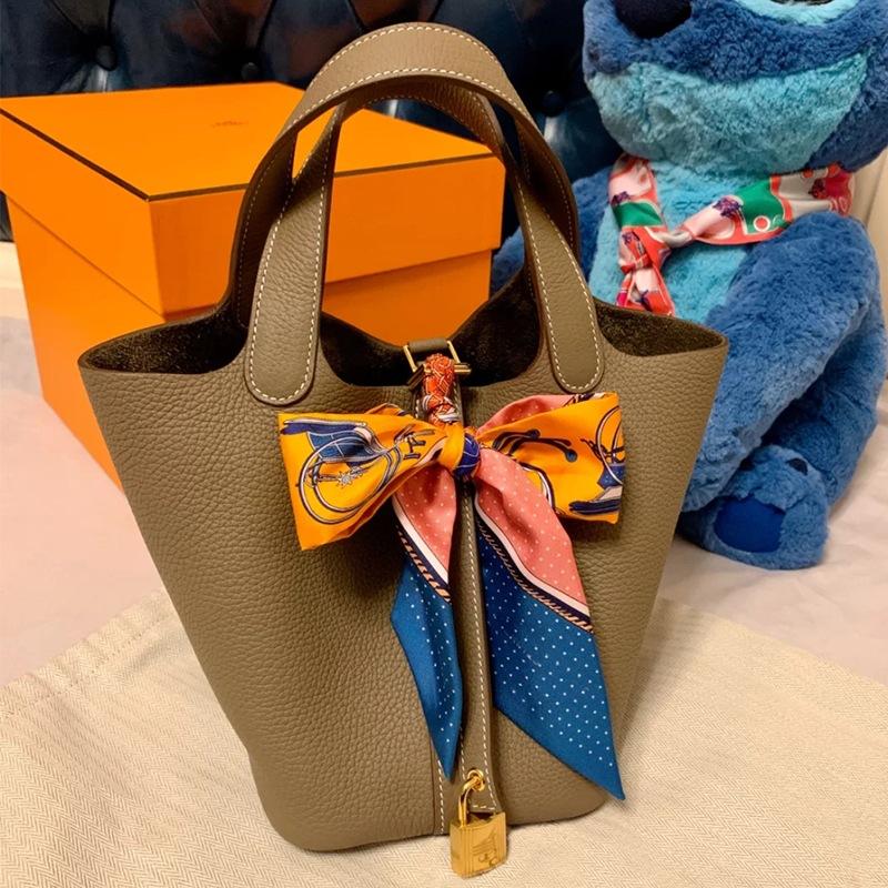 Top Layer Cowhide Tote Bag Genuine Leather Womens Bag High-end Soft Grandma Bag Large Capacity Handheld Cosmetic Bag Casual