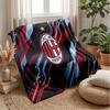 AC Milan Theme blanket Soft Flannel Blanket Plush Throw Blanket Cozy Sofa Bed Blanket for Home Decor