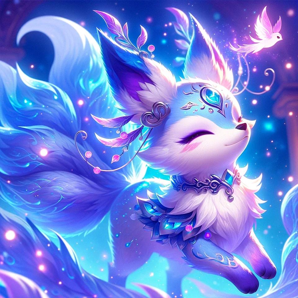 

5D алмазная живопись новый продукт лиса фантазия полный квадрат круговая вышивка мозаика животное DIY алмазная живопись украшение дома Full Round 20x20CM