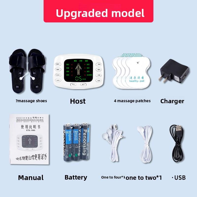 Masážní přístroj střední frekvence Meridian Akupunkturní bod Fyzioterapeutický přístroj Zásuvný Bateriový Duální účel Pulzní Elektroterapeutický přístroj