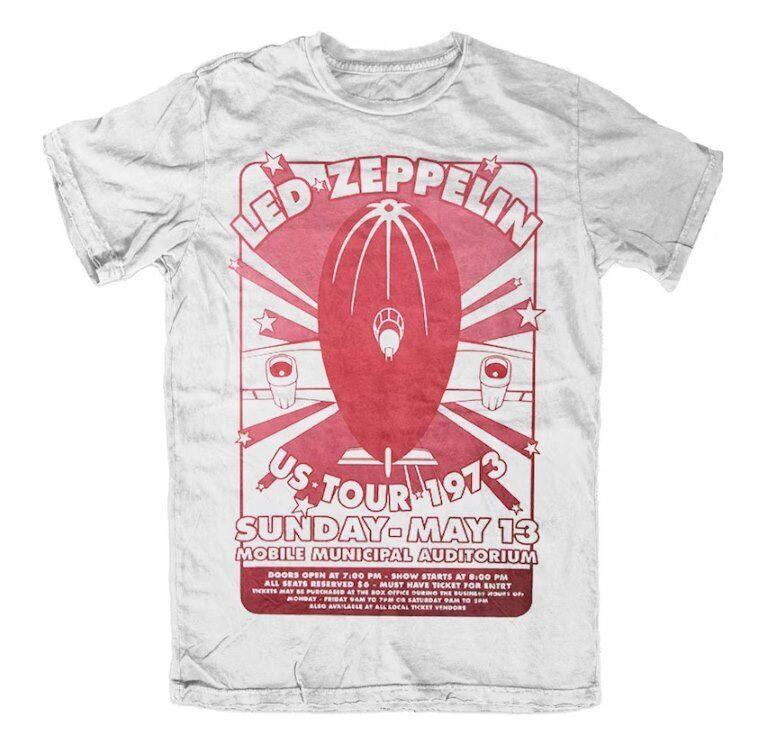 

Led Zeppelin t-shirt- Led Zeppelin classic shirt- Led Zeppelin US tour 1973 3XL