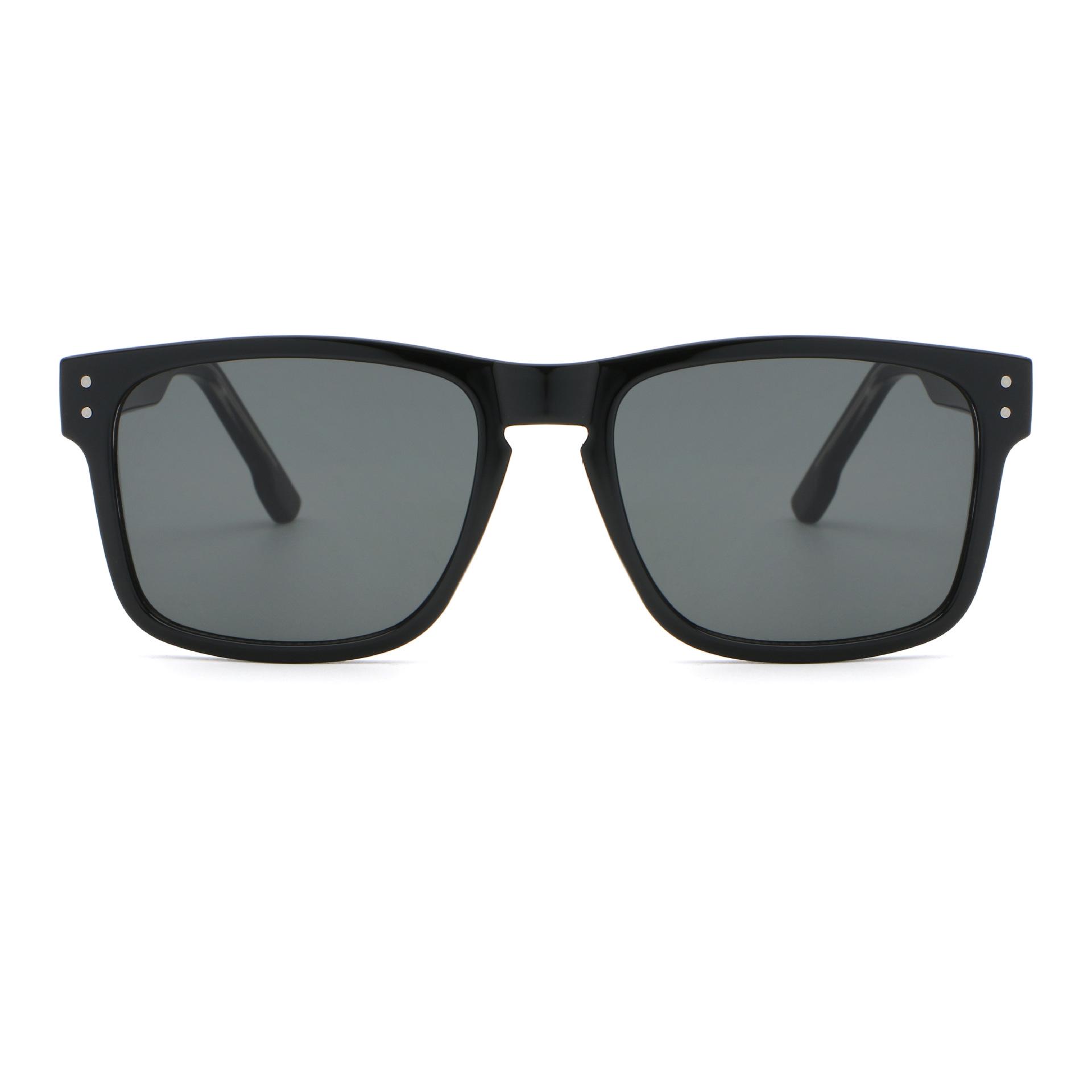 6819 Retro Square Frame Sunglasses - Unisex High-End Design