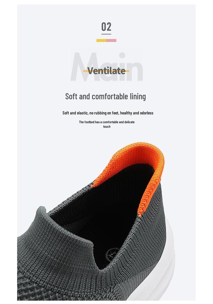 Breeze Knit Slip-on Running Shoes for Men & Women: Lightweight, Breathable Casual Sports Footwear