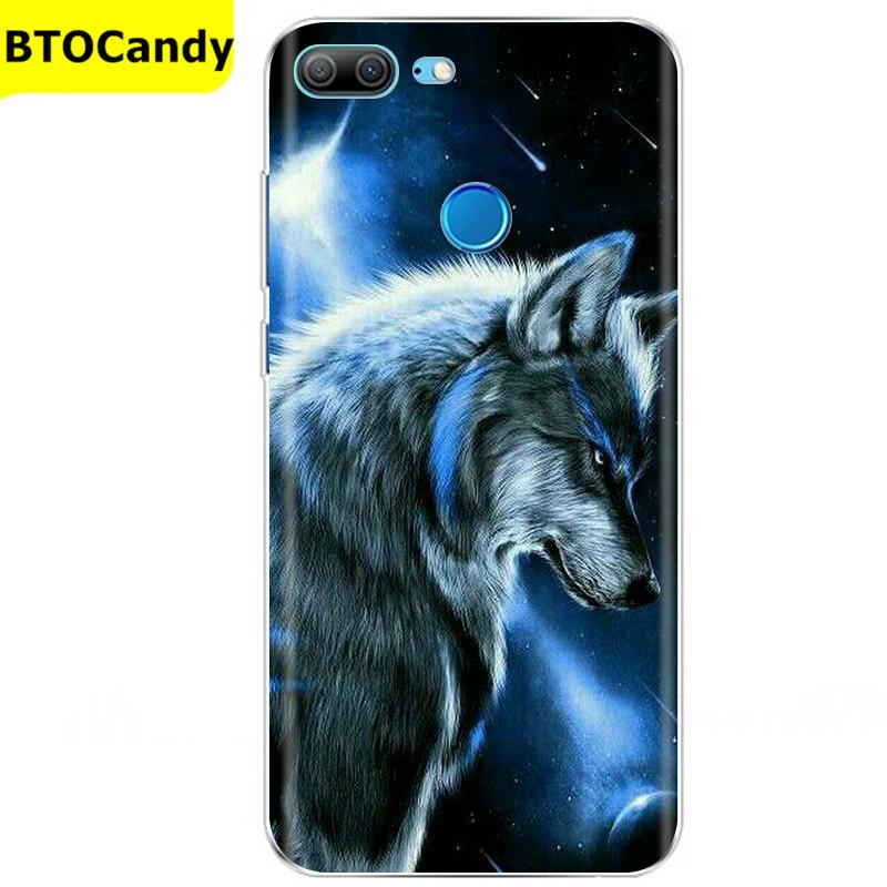 Etui For Honor 9 Lite Etui Kwiat Miękki Silikon Couqe Etui na Telefon Huawei Honor 9 Lite Etui Na Tył Honor9 9lite Coque Funda