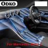 Für Mercedes-Benz C-Klasse W206 Auto Innenraum Mittelkonsole Transparente TPU Schutzfolie Kratzfest Reparaturfolie Zubehör