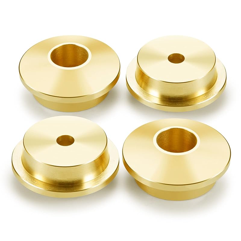 

TRZX Brass Shock Spring Retainer Shock Cup Counterweight 1/6 Axial SCX6 AXI05000 For RC crawler car