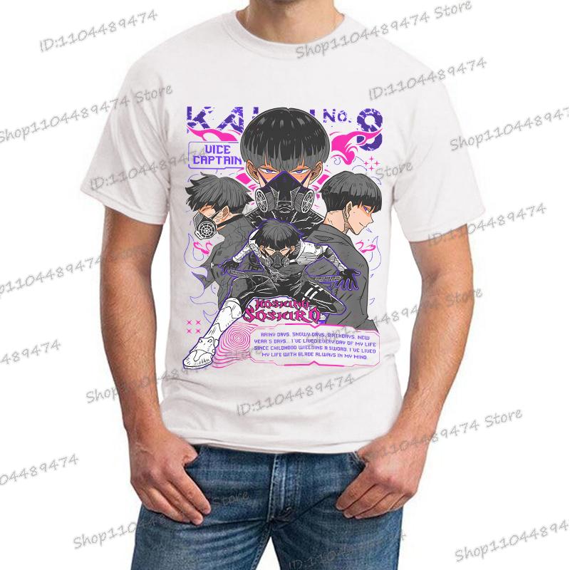 

Y2K Tops Anime Kaiju No 8 T-shirt Soshiro Hoshina Lover Gift Manga T Shirt Japanese Manga Creative Women Men Trendy Tshirt S