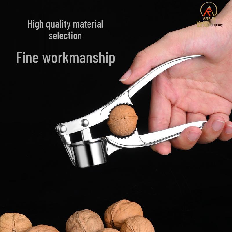 Durable Zinc Alloy Multi-Functional Garlic Press & Masher with Peeler