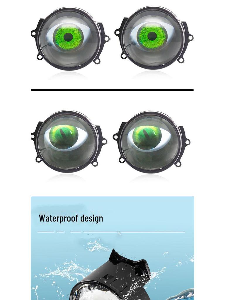 Multi-Mode LED Car Headlight with 1.5W Demon Eye Lens