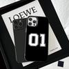 Number Football Phone Case For IPhone 16 15 14 13 12 11 Pro Max X XR XSMAX 8 7 Plus Matte Shockproof Back Cover