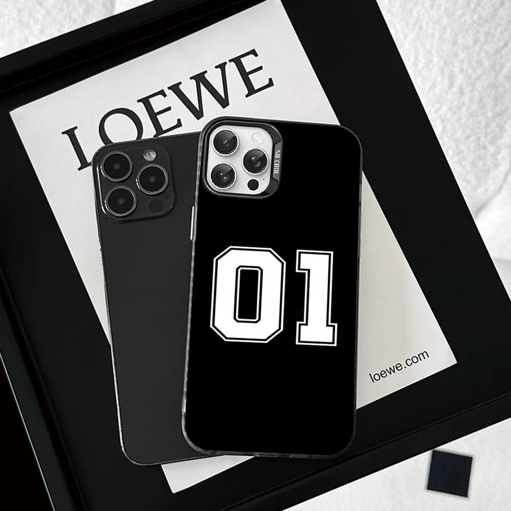 Number Football Phone Case For IPhone 16 15 14 13 12 11 Pro Max X XR XSMAX 8 7 Plus Matte Shockproof Back Cover