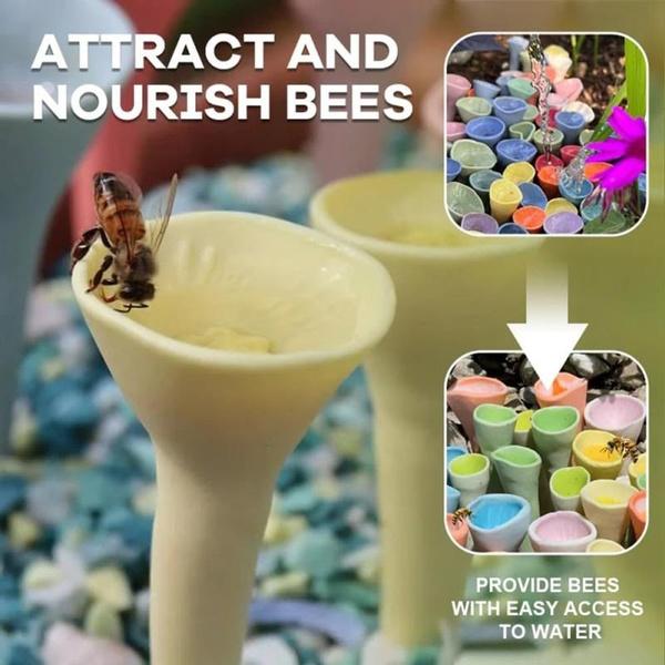 1Pc Colorful Bee Insect Drinking Cup, Bee Insect Drinking Cup, Bee Cups, Thirsty Pollinators Need a Drink, Bees Need Safe Places To Drink