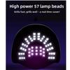 High Power Handheld UV LED Nail Lamp Portable Gel Nail Polish Curing Phototherapy Machine