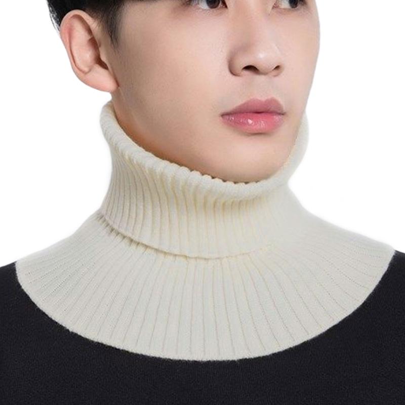 Männer Frauen Gefälschte Kragen Schal Gestrickte Elastische Falsche Kragen Schal Warme Winter Radfahren Winddicht Abnehmbare Wrap Schal