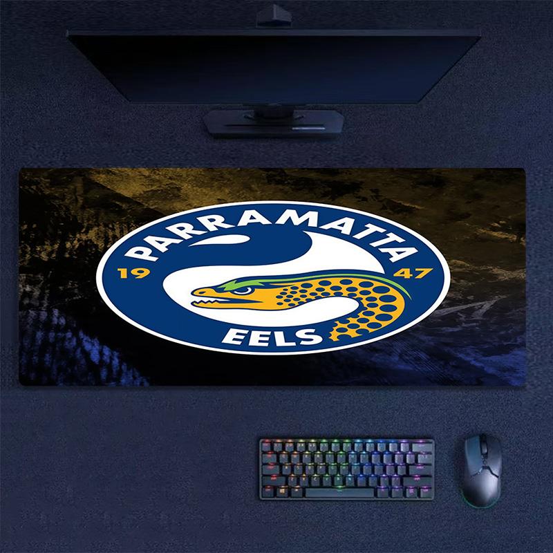 Parramatta Eels Print Cushion Non-slip Laptop Tablet Big Mousepad XXL Mat Mini PC Playmat With Lock edge