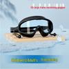 Силіконові окуляри для плавання високої чіткості з захистом від запотівання та набір шапочок для дорослих та дітей