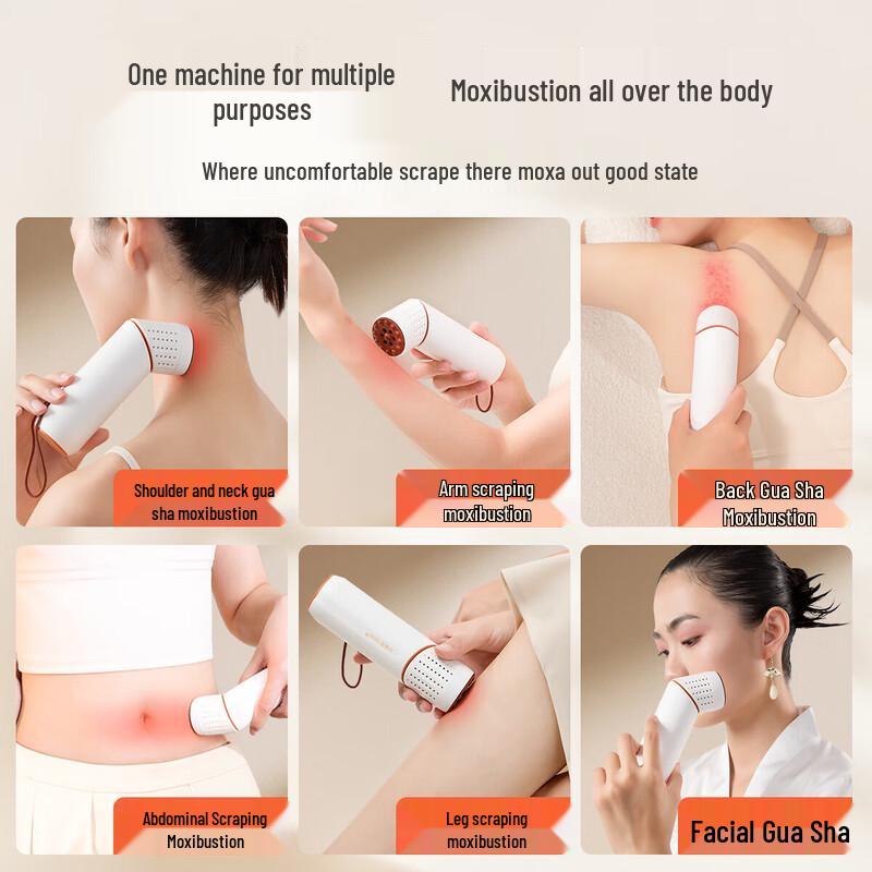 Aixiu Tang Red Bianstone Moxibustion Gua Sha Stick