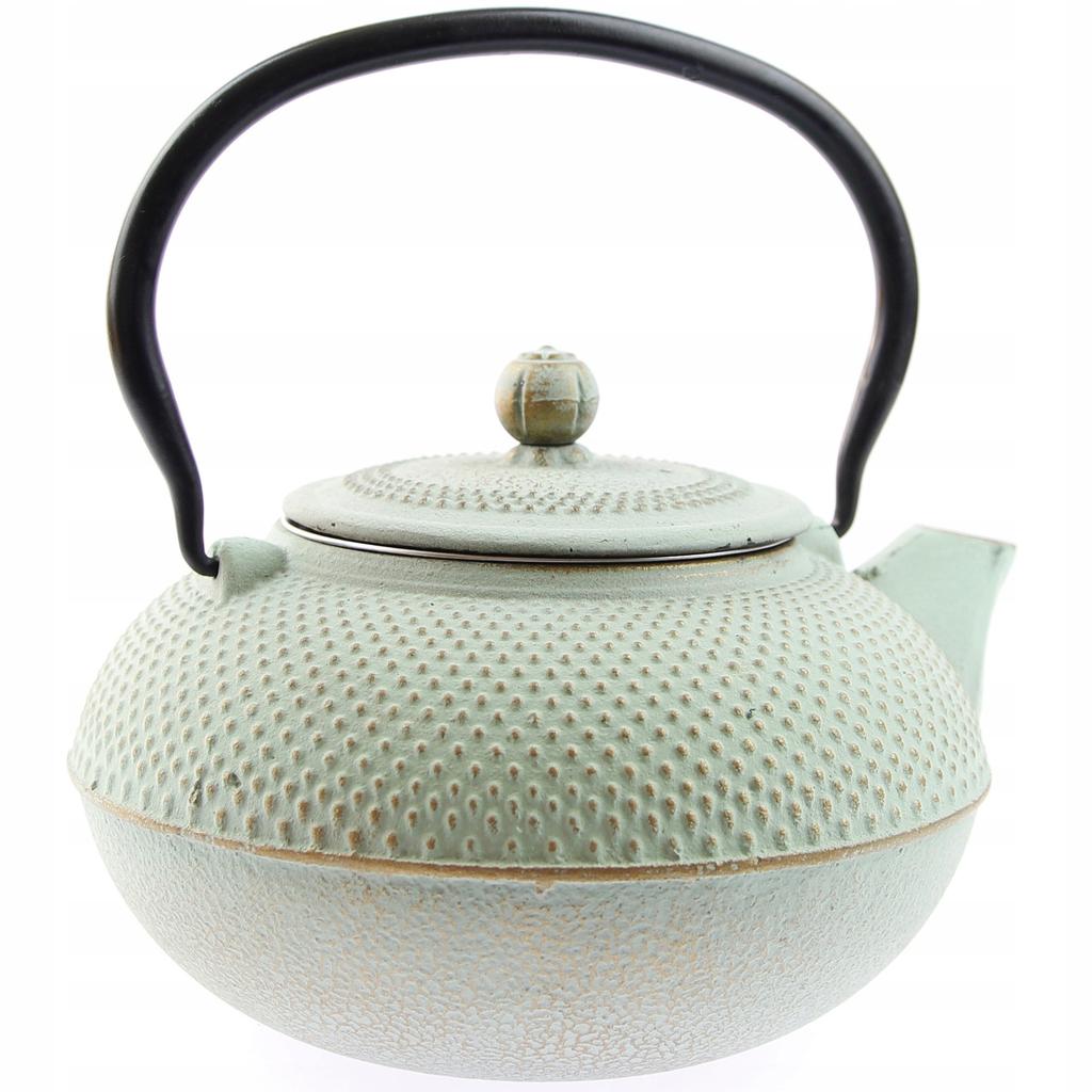 CAST IRON KETTLE 1.5L STEEL STRAINER INFuser for herbal tea