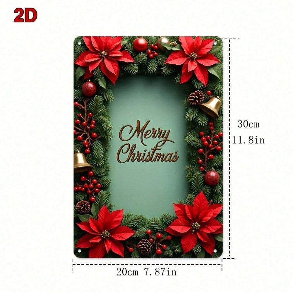 

Christmas Joy Vintage Metal Tin Sign Wall Art 8x12 Inch Holiday Home Decor For Living Room Office Cafe 20x30 разноцветный