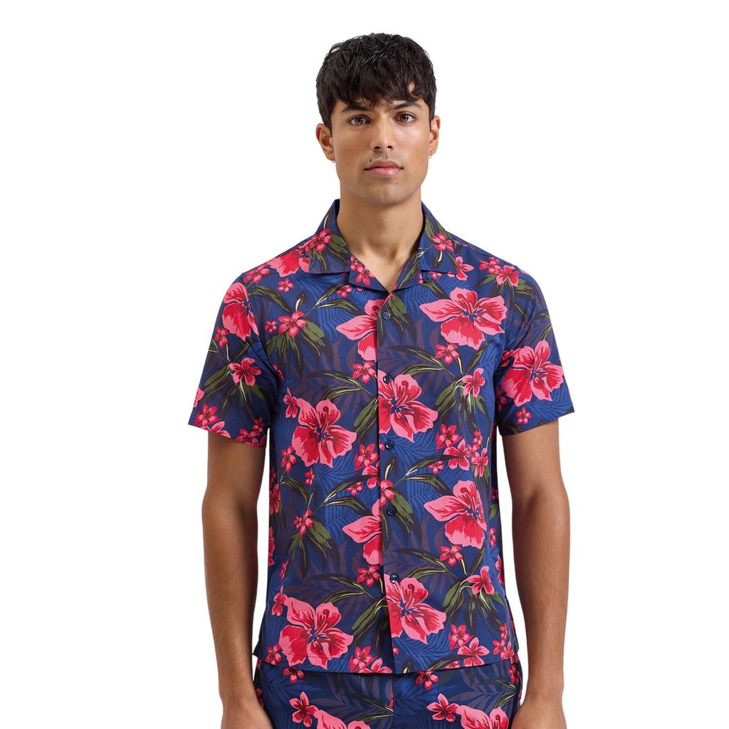 Wombat Mens Floral Relaxed Fit Shirt