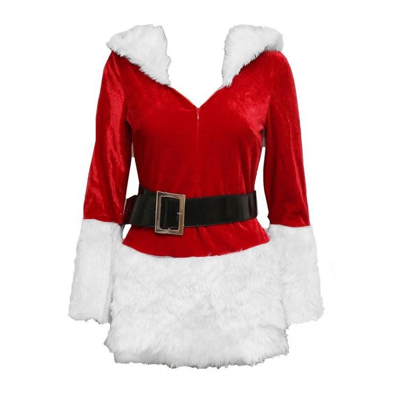 Premium Christmas Suit Long Sleeve, Christmas Dress, Red Christmas Supplies Performance Costume Performance Costume