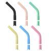 6Pcs Tea Coffee Juice Straw Head Drinkware Silicone Suction Nozzle  for 8mm Stainless Steel Straw