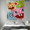 Happy Tree Friends Pattern Home Decor Tapestry, Wall Hanging, Decorative RV Wall Cloth.NGT0928431