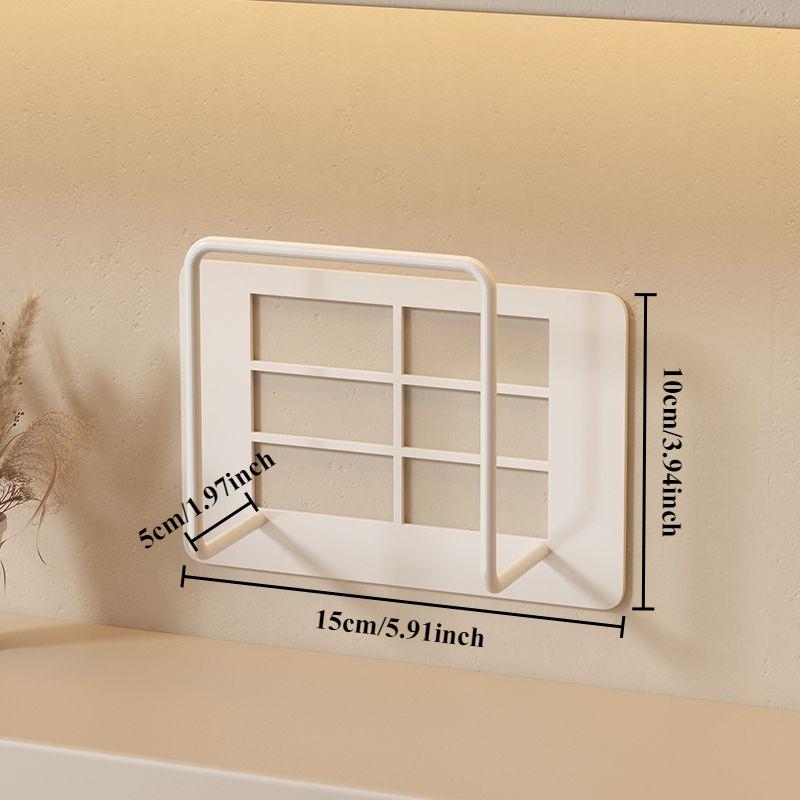Wall Mount Router Stand Rack with Cable Management Design for Storage Box Bracket and Top Box, No Drilling Required, Wi-Fi Rack,