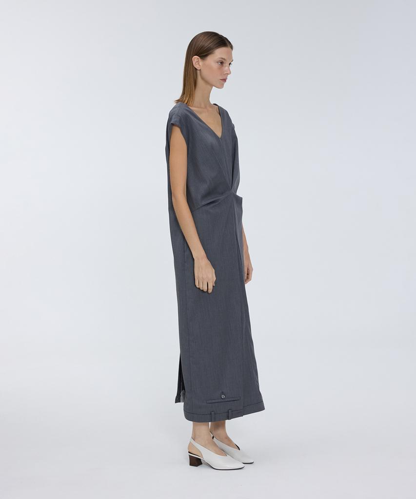 Meuameu Middle Point Pants Detail Dress