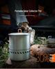Set de vase portabile pentru camping: Oală care colectează căldura, Ceainic și Arzător cu cartuș