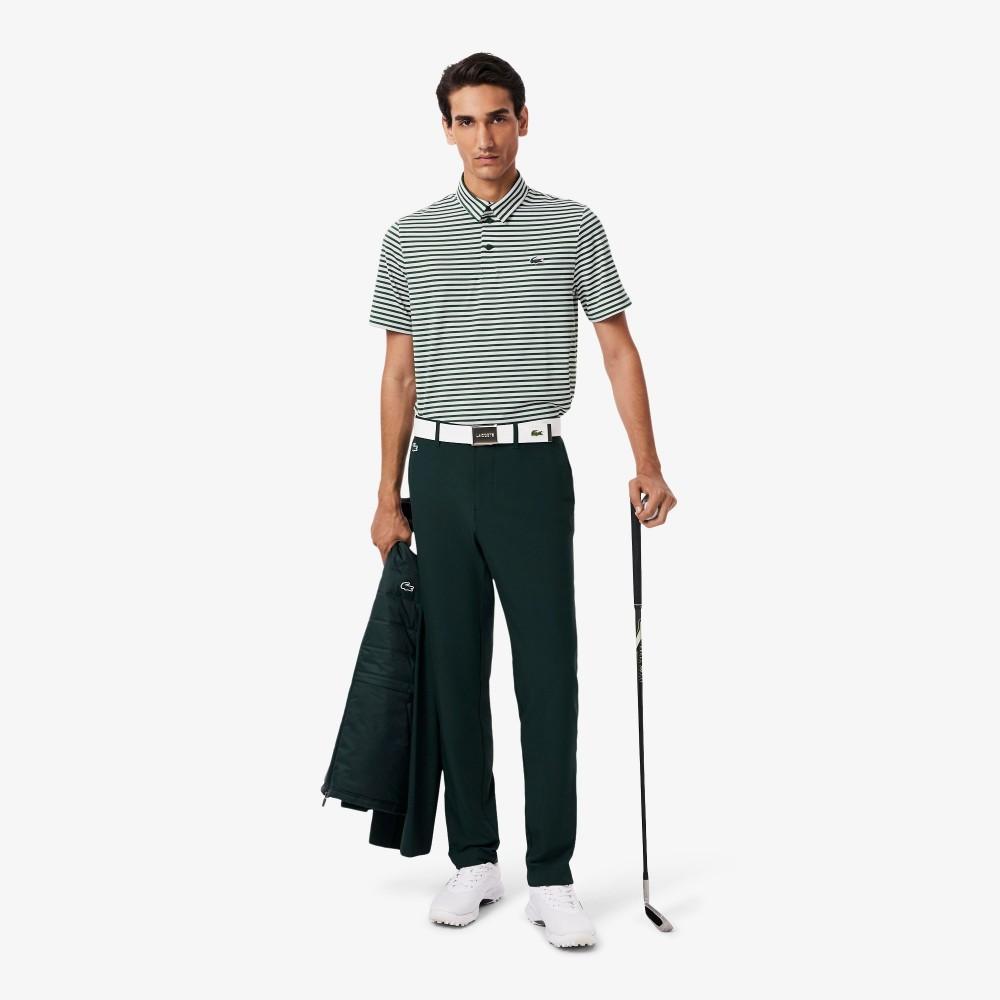 Lacoste Men's Golf Striped Short-Sleeve Polo Shirt DH7418-55N291