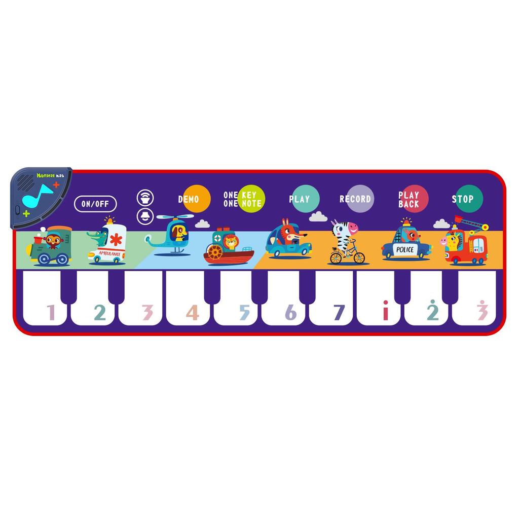 Baby Step-on Piano Music Mat - Educational Multifunctional Crawling and Game Carpet for Children