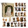 Acrylic Christmas Blind Box 2026 Advent Calendar, 24-Day 2D Ornament Set with Tree Hanging Decor Animal Figures, Decor, Holiday Gift for Kids