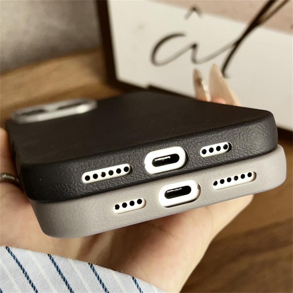 Leather Magnetic Phone Case For iPhone 16 15 14 13 12 11 Pro Max 15 16 Plus Cases For MagSafe Wireless Charging Shockproof Cover