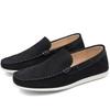 Fashion Genuine Leather Men Shoes Luxury Formal Casual Mens Loafers Moccasins Soft Breathable Slip on Boat Shoes Outdoor High Quality