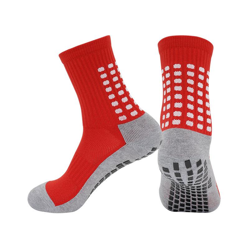 Summer Professional Non-Slip Football Socks Towel Bottom Sports Socks Adult Thickened Dispensing Non-Slip Socks Medium Tube Children