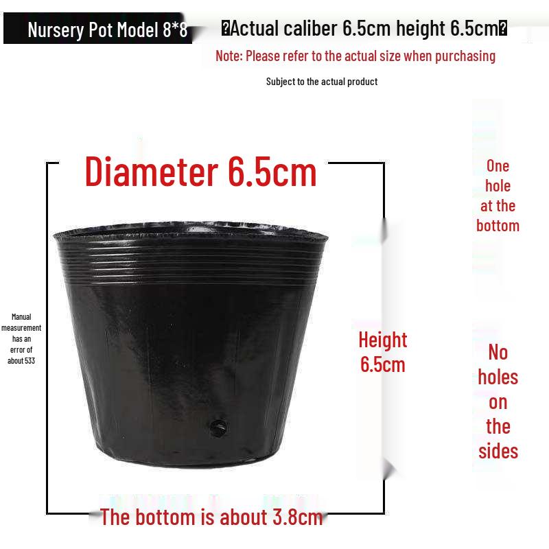 Disposable Plastic Seedling Pots for Gardening and Planting