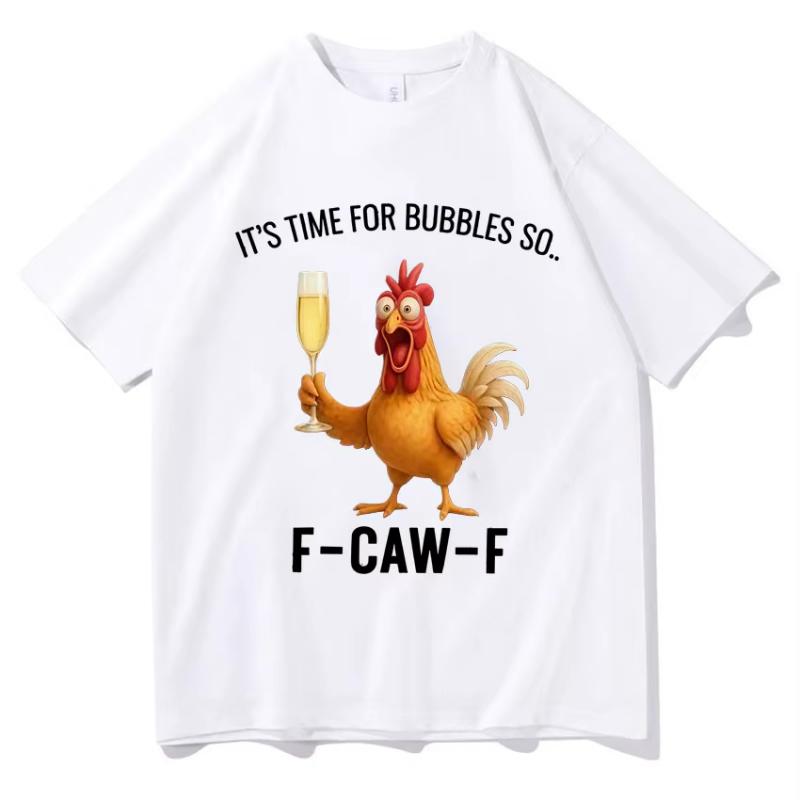 Tide Tee Funny F-Caw-F Beer TShirt Meme Men's Summer Casual T-shirt Oversized High Quality Fashion Graphics Short Sleeve