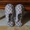 Women's Cotton Foldable Indoor Slippers - Cloth Bottom, Closed Toe, Quiet & Artful Design for All Seasons