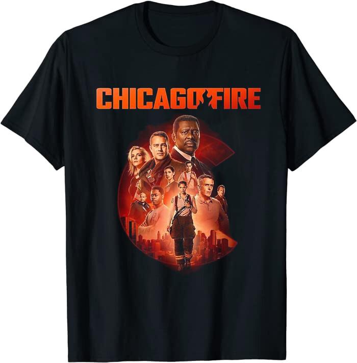 Chicago Fire Cast Member TV Show Classic Tee T-Shirt XXXL