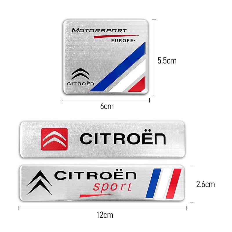 Auto Styling Emblem Abzeichen Auto Karosserie Dekoration Aufkleber Für Citroen C5X e-C4 X e-C3 C4 C3 C5 AIRCROSS C-Elysee C-Crosser C4 Cactus
