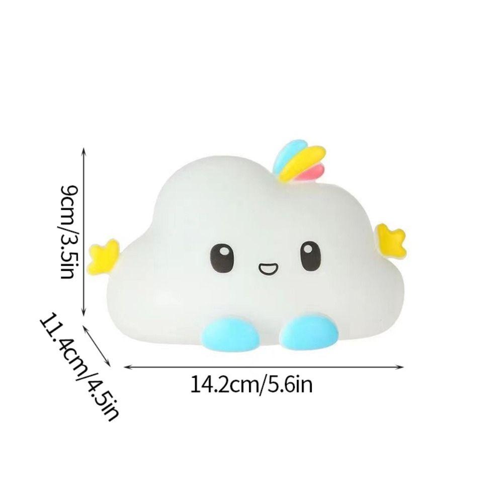Lovely Cloud Shaped Night Light PVC Cute Table Lamp New Nursery Sleeping Lamp  Baby Child