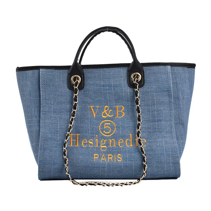 Women's Bags, New Bags, Large Bags, Shoulder Bags, Large-capacity Handbags, Embroidered Thread Messenger Bags.